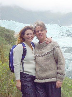 Tina and Robin, Fox Glacier, 2004